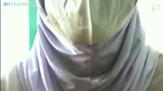OmeTv Jilbab Masker Putih Sange Nemenin Coli