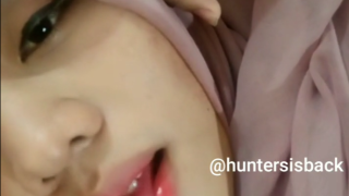 OmeTv Jilbab Pink Sange Keluarin Lidah (Percakapan)