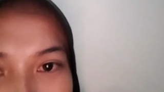 OmeTv Jilbab Polos Sange Elus-Elus Memek